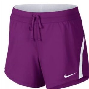 Nike training shorts XS purple